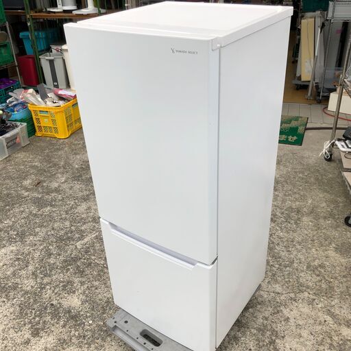 ２０２１年製　ヤマダセレクト　 YRZ-C12H1 2ドア冷凍冷蔵庫 (117L・右開き)