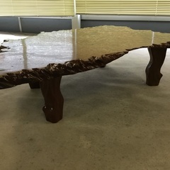 高級コブカリン座卓 C