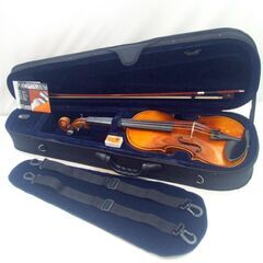 メンテ済み ドイツ製 カールヘフナー バイオリン 4/4 美品セット KARL HOFNER KH720 ストラディバリウスモデル 虎杢 未使用フェルナンブーコ弓 未使用ケース 全国発送対応 中古バイオリン 名古屋近郊 手渡し可能 愛知県清須市より 管理（カ）K8242