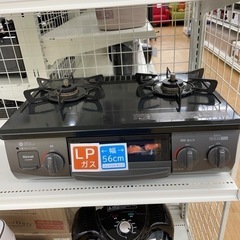 ガステーブル LPガス 2017年製 幅59cm 水なし片面焼き Paloma PA-N41B 