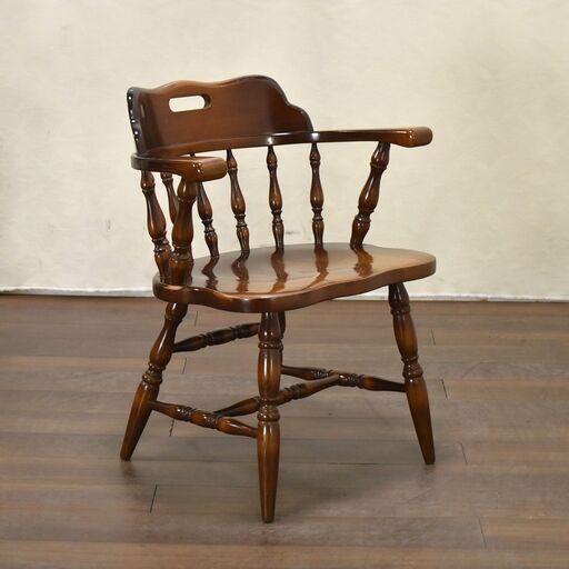 ≪yt1412ジ≫ 飛騨産業 穂高 アームチェア DK286 ウインザーチェア