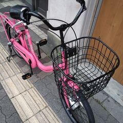 KON’S Collection[コンズコレクション]20吋 ファミリーサイクル 内装3段/LEDオート/ピンク