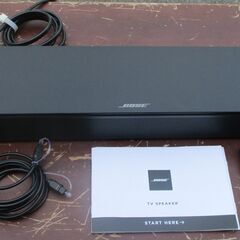 【新品未使用】BOSE  TVスピーカーブラック431974 Bose TV Speaker | ボーズ