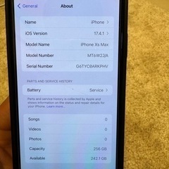 値下げ simフリー iphone Xsmax 256GB