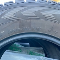 スタッドレスタイヤ　４本セット 265/65/R17 ヨコハマ　アイスガード　2022年38週