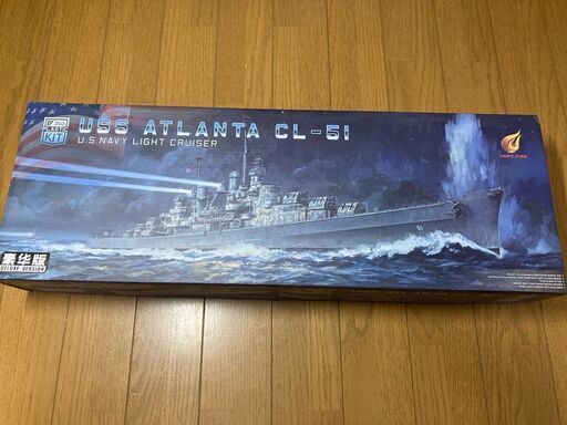 値下げ！1/350 ＤＸ版　米海軍軽巡洋艦 USS アトランタ CL-51  VFM350922DX
