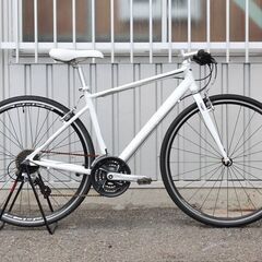 PRECISION SPORTS クロスバイク 470サイズ 自転車 8×3速 ギア 700×28C 整備済み 24-H004J