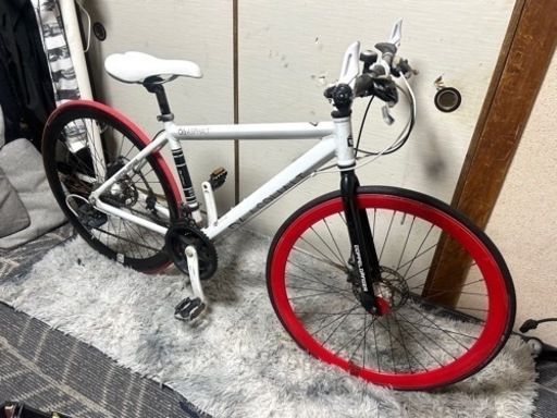 doppelgängerクロスバイク 27インチSHIMANO21段変速、前後ディスクブレーキ