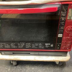 ☆中古￥11,800！HITACHI　加熱水蒸気オーブンレンジ　家電　MRO-JT230型　2020年製　【BF110】