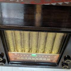 ナショナル真空管ラジオ 昭和レトロBX-210 bluetooth付マジックアイ