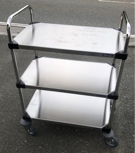 ⭐︎中古品　マルゼン　キッチンワゴンラック　770×460×1070mm  厨房用品⭐︎