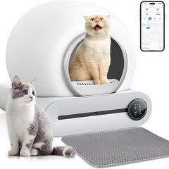 猫 トイレ自動 スマホアプリ管理 最新猫用トイレモデル 全自動猫...