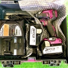 ★美品★HITACHI/日立 インパクトドライバーセット コードレス 18V WH18DDL2★動作確認済★検索用 マキタ ハイコーキ