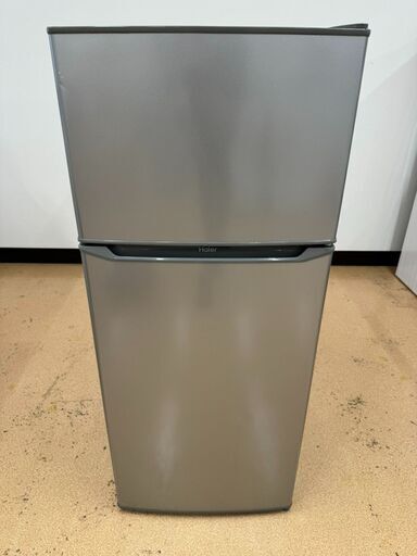 ⑧冷凍冷蔵庫/冷蔵庫/130リットル/130L/2ドア冷蔵庫/1人暮らし/新生活/単身用/Haier/JR-N130A/中古品/2018年製