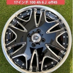 6/24 再々値下げしました5→3.6 アルミホイール 17インチ クラブリネア 