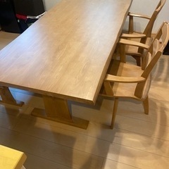 天板180×88　ダイニングテーブルセット