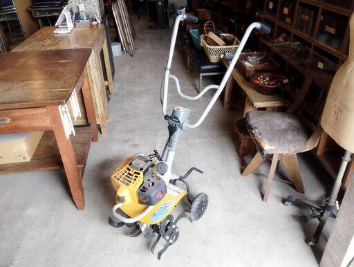 ジャンク品 RYOBI リョービ 耕運機 Kスタート RCVK-4250 エンジンカルチベータ　/HJ-0197 1F