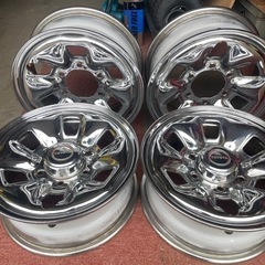 トヨタ純正メッキホイール/ハイエース/15インチ