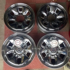 希少　純正メッキホイール　15インチ6J＋30　6穴　　ハイエース、ハイラックス 希少 純正メッキホイール 15インチ6J＋30 6穴 ハイエース