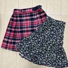 女の子　スカート2枚セット92〜107センチ