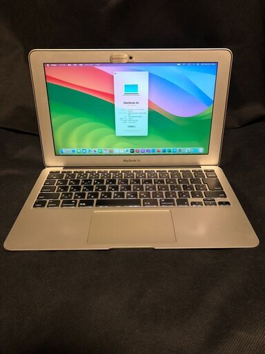 MacBook Air 11インチ Mid2013・MD711J/A・超薄型軽量モバイルサイズ・Core i5・メモリー4GB・大容量SSD－128GB・ MacOS(最新Sonoma)\u0026Office2019とWin11(最新23H2版)＆OfficeProPlusの選択起動可能