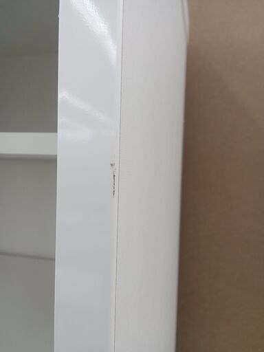 ★ジモティ割あり★  レンジボード ホワイト H190×D51×W89.5 クリーニング済み HJ3470 ☆ジモティ割あり☆ レンジボード ホワイト H190×D51×W89.5