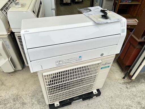 【動作保証あり】FUJITSU nocria 2019年 2.5kw 8畳用 冷暖房ルームエアコン AS-C259H【管理KR483】
