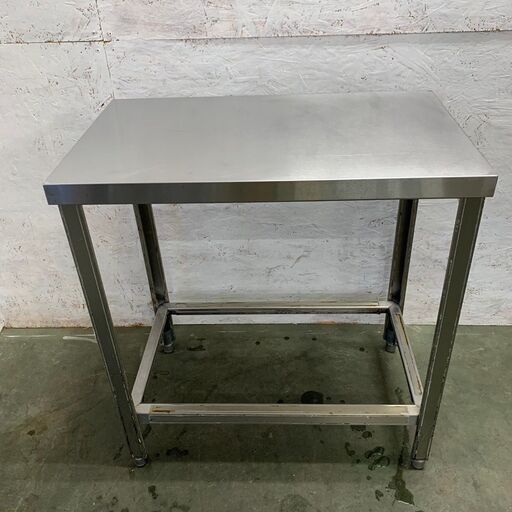 ステンレス作業台 棚 調理台 厨房 業務用 W750×D450×H800mm Y0022