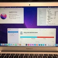 MacBook Air 13インチ Early2015・高性能Core i5・メモリー8GB・SSD