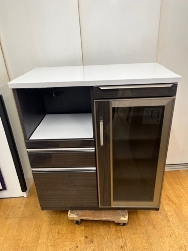 N658★三幸ジャパン製★キッチンカウンター★食器棚★幅800mm