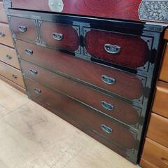 【愛品倶楽部柏店】 4段6杯整理箪笥 肥後民芸家具