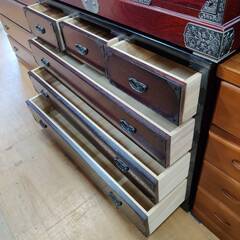 【愛品倶楽部柏店】 4段6杯整理箪笥 肥後民芸家具