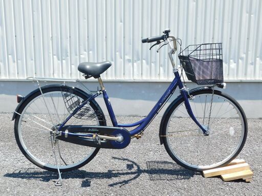 中古自転車多数販売中!　安い自転車は大丈夫？という方　是非ご来店ください!　シティサイクル  DUNLOP　ダンロップ　26インチ　ブルー　変速なし　オートライト　売れてます!　早い者勝ち!　状態は全体的に良好と思います!　m22