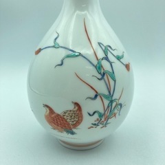 a327506 酒井田柿右衛門 十三代 一輪挿し 花瓶 壺 生花 陶器 骨董品