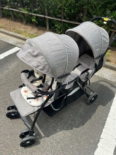 2人乗りベビーカー カトージ