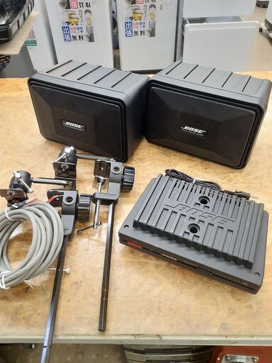 安心の動作保証有BOSE MMS-1 (パワーアンプ1705Ⅱ / スピーカーMMS-1SP) 保証有り【愛千130】