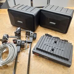 🌟安心の動作保証有🌟BOSE MMS-1 (パワーアンプ1705Ⅱ / スピーカーMMS-1SP) 保証有り【愛千130】