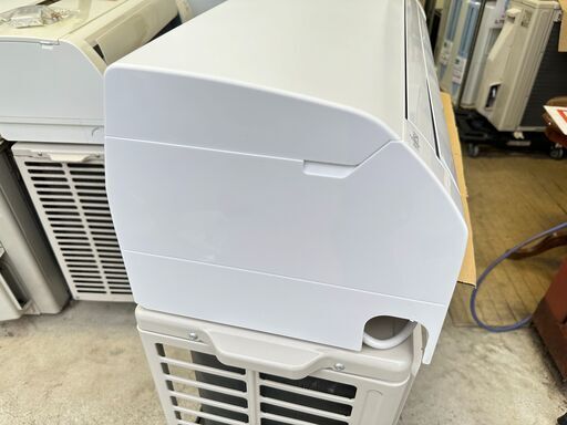 【動作保証あり】FUJITSU nocria 2024年 5.6kw 18畳用 200V 冷暖房ルームエアコン AS-V563N2W【管理KR485】