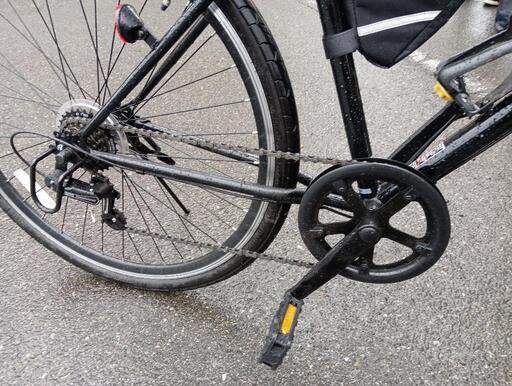 赤字覚悟「美品」クロスバイク (蓮音) 古河の自転車の中古あげます  