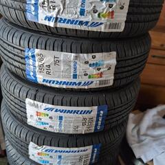 ダイハツ　ミニライト　14インチ　新品タイヤ付きアルミホイール4本セット