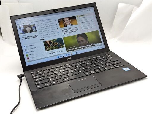 激安 高速SSD 13.3型 ノートパソコン Sony VAIO VJPB11C11N 中古 第6世代i5 8GB 無線 Wi-Fi Bluetooth カメラ Windows11 Office済 保証付