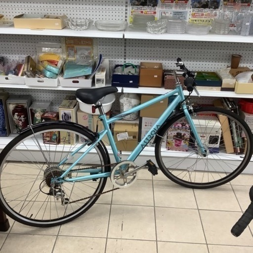 ASTROIA  クロスバイク  自転車　6段変速　28インチ