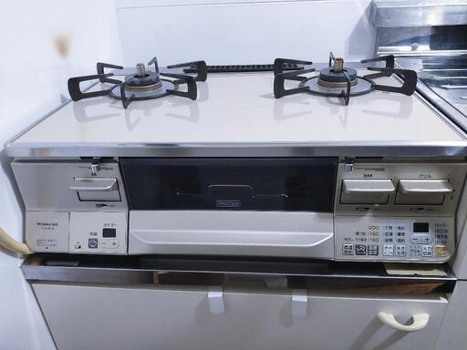 都市ガス　ガスコンロ　チャオ　210-R103 RTS65AWKR