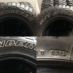 THUNDERE M/T X-TREME LT265/75R16 123/120Q 16インチ 夏タイヤ 4本 バリ