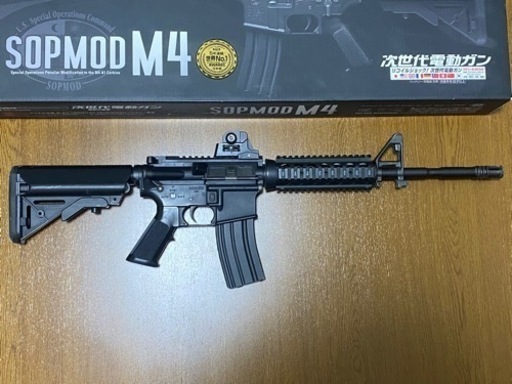 東京マルイ 次世代 電動ガン SOPMOD M4 リポ化 内部カスタム済 東京