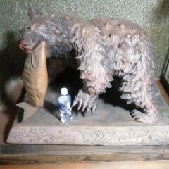 値下げしました   大迫力🐻 大型 木彫りの熊