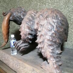 値下げしました   大迫力🐻 大型 木彫りの熊