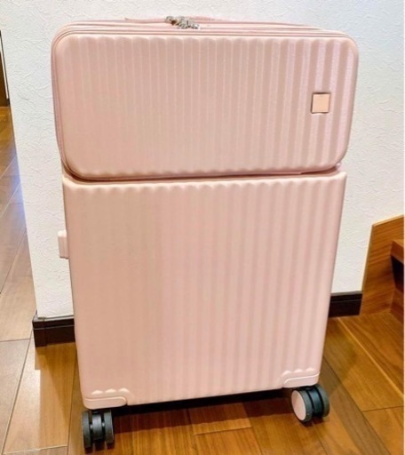 ★新品未使用★ キャリーケース スーツケース M 大容量 ピンク 軽量