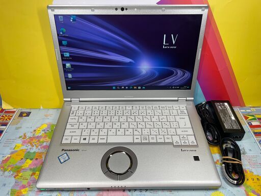 JC1142　パナソニック 美品 CF-LV8 第8.5世代 14型 レッツノートOffice　大画面　軽量