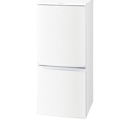 シャープ(SHARP) 冷蔵庫 137L ホワイト 両開き